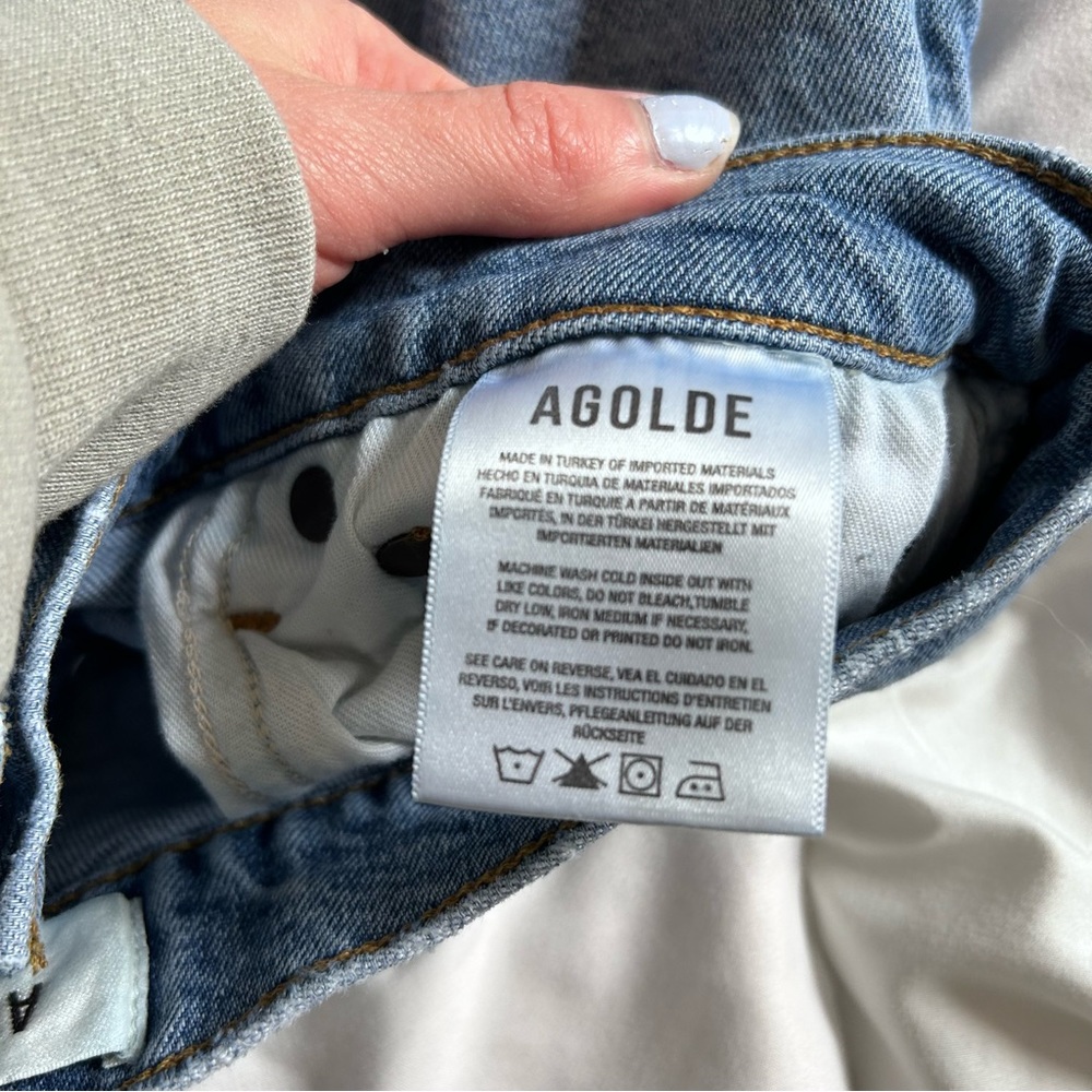 Agolde Riley high rise straight Jean size 28 - Picture 5 of 9
